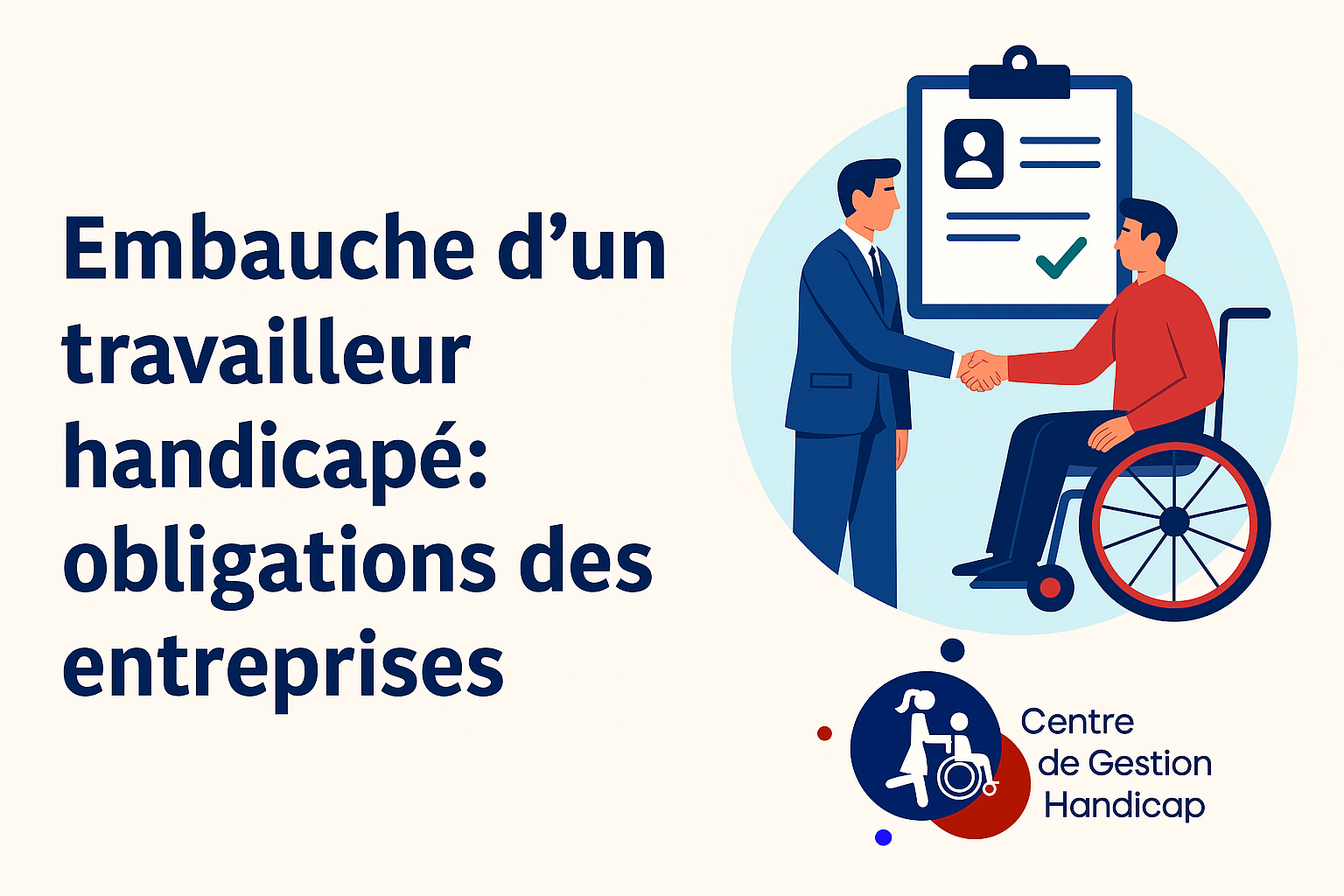 Illustration : recrutement d’un travailleur handicapé